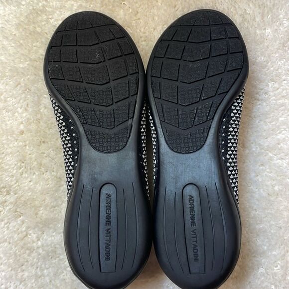 Adrienne Vittadini Womens Sport Knit Ballet Flats Gray Patterned Shoes Sz 8.5 - Picture 7 of 8
